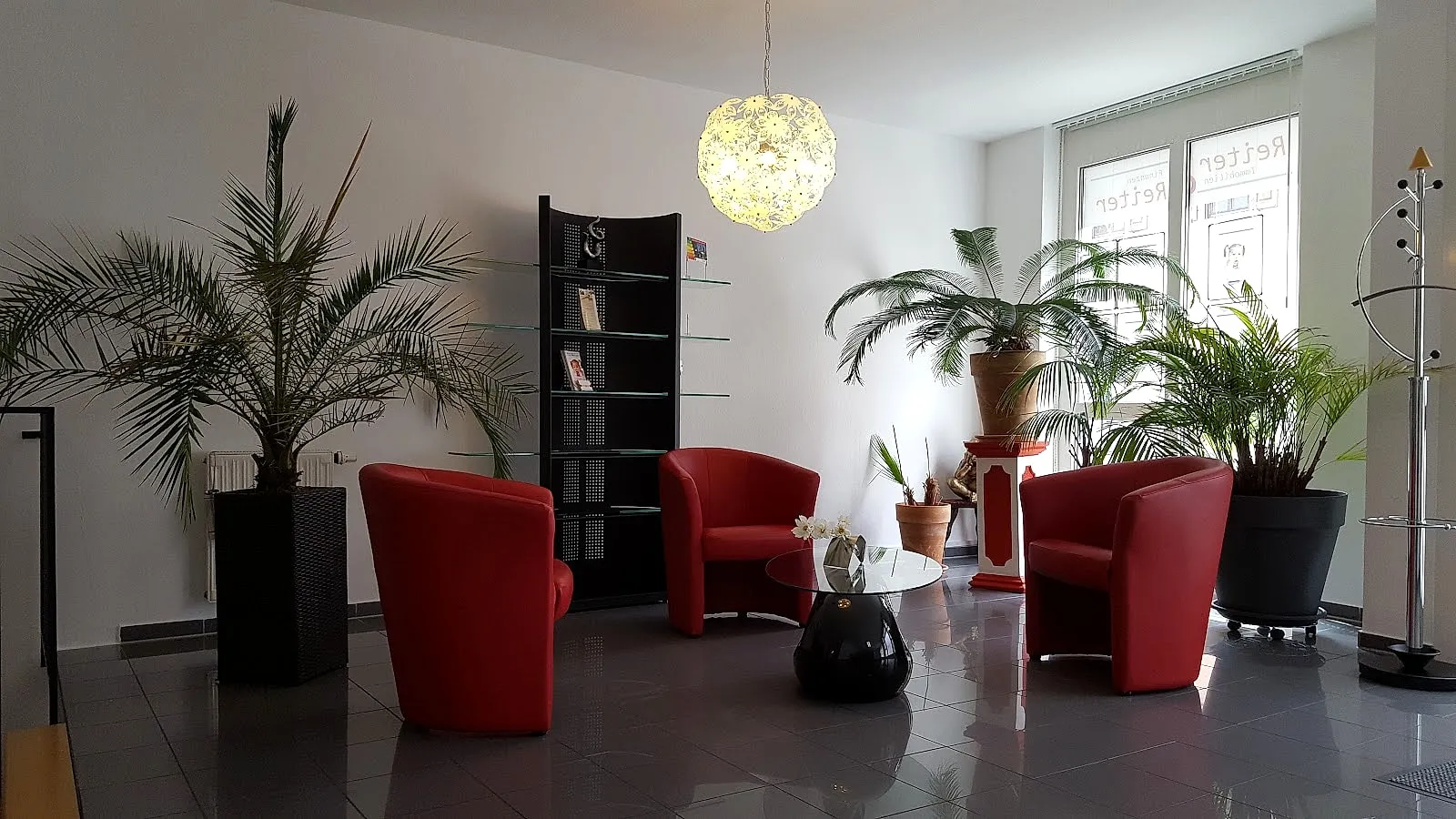 Empfangsbereich im Büro von Reiter & Reiter